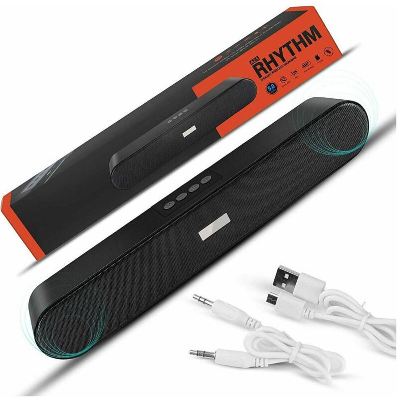 Trade Shop Traesio - Trade Shop - mini soundbar speaker bluetooth challenge 5.0 KM-A25 wireles -