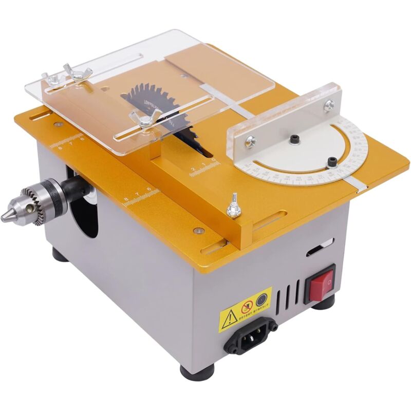 Mini Tischkreissäge, Tischsäge Kreissäge 0-29mm Schnittdicke Holzbearbeitung - 9000 U/min, 300W Elektrische Tischkreissäge für Schneiden, Schleifen,