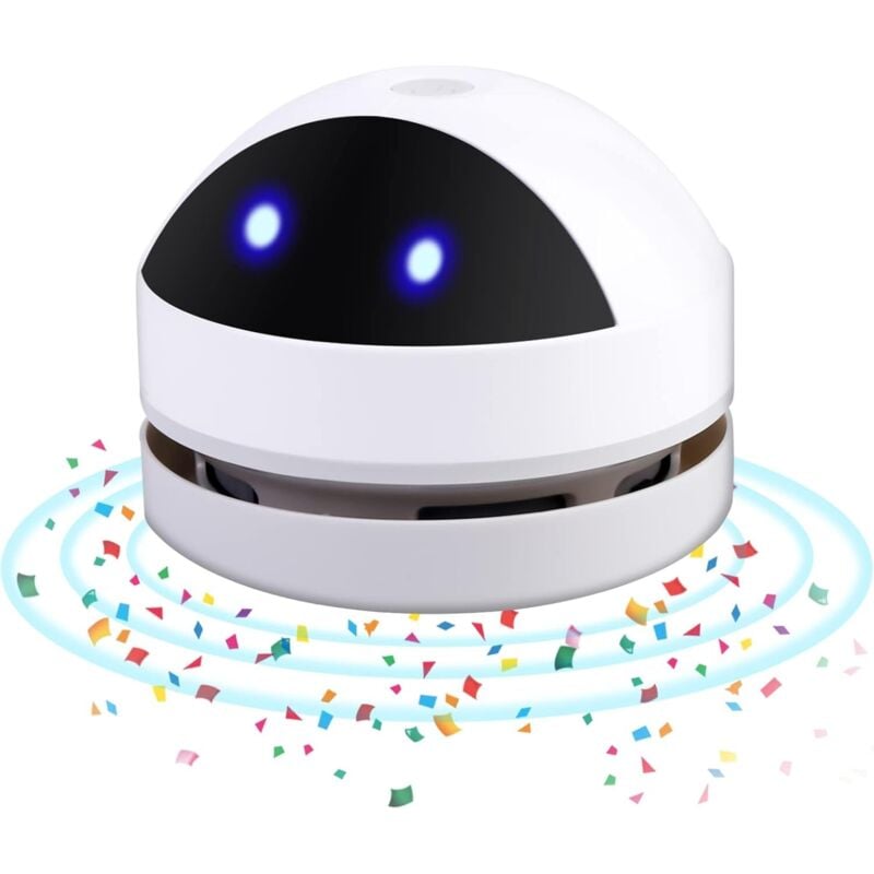 Mini-Tischstaubsauger, über usb wiederaufladbarer Mini-Staubsauger, tragbarer kabelloser Desktop-Staubsauger, hohe Saugleistung für Büro, Zuhause,