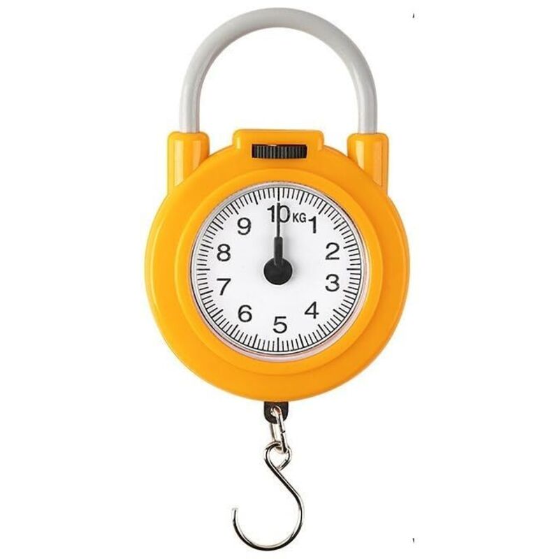 Mini-Tragewaage mit Feder, hochpräzise Digitalwaage, praktisch zum Einkaufen, Reisen und Angeln, kleine Hakenwaage