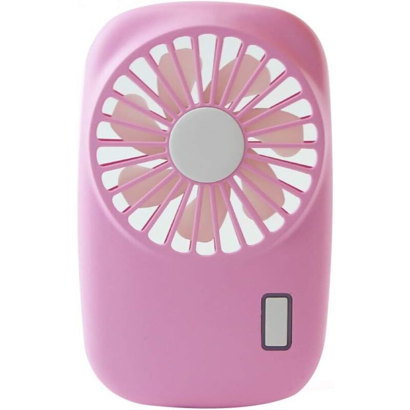 Mini-Tragventilator, leistungsstarker kleiner tragbarer Ventilator mit 2 einstellbaren Geschwindigkeitsstufen, USB-wiederaufladbarer Ventilator für