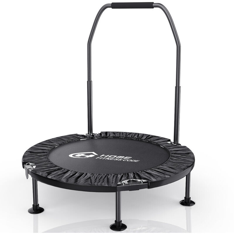 Bigzzia - Mini Trampolin Φ101.5cm Fitness Trampolin faltbar - Trampolin 150kg belastbar - Kindertrampolin - Gartentrampolin