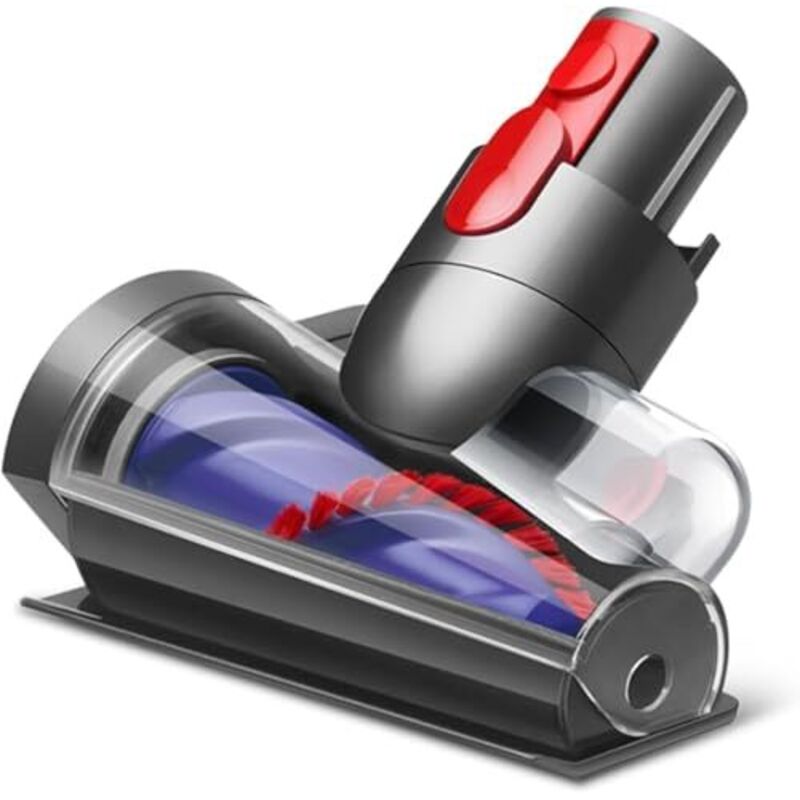 Mini-Turbinenbürste ohne Haare, kompatibel mit Dyson V7 V8 V10 V11 V15 SV10 SV11 SV12 SV14 Staubsaugern, ideal zum Reinigen von Sofas,