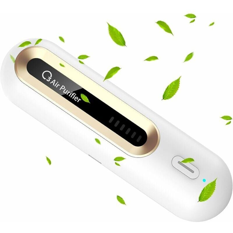 Mini-USB-Kühlschrank-Lufterfrischer, O3-Ozon-Generator-Luftreiniger, Anti-Geruchs-Desodorierer, wiederverwendbarer Geruchszerstörer für Kühlschrank,