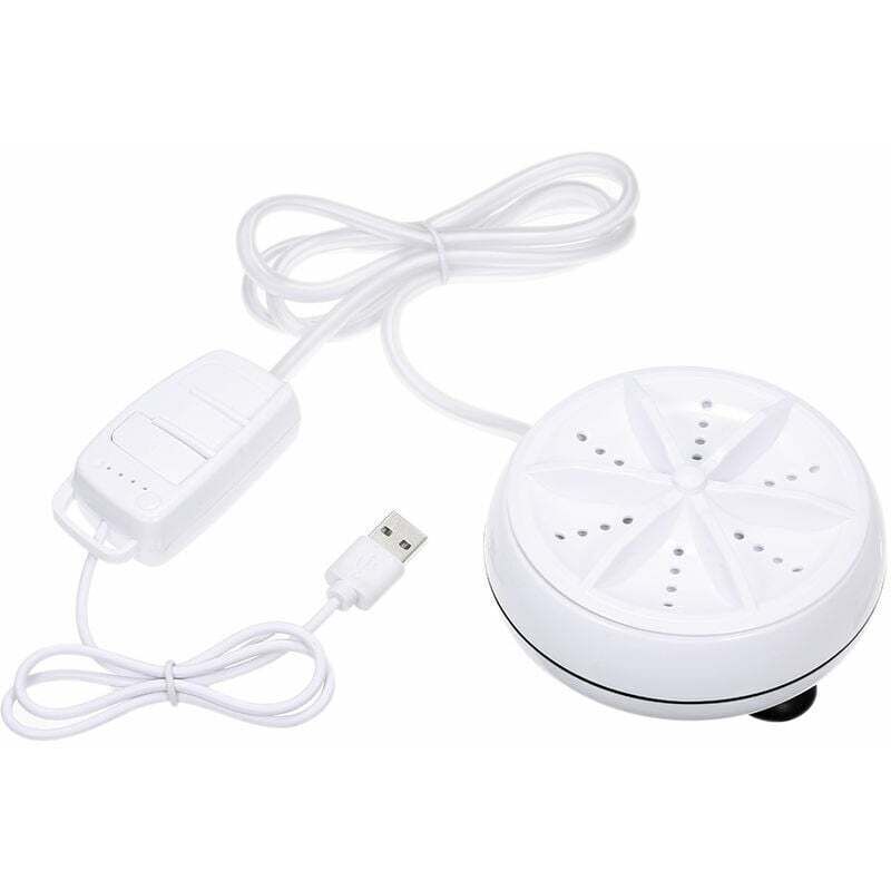 Mini-Waschmaschine, Ultraschall-Rotationswaschmaschine für Zuhause und Reisen, 3-in-1 Bi-Turbo-Waschmaschine, 24 W, GJLynhdT1