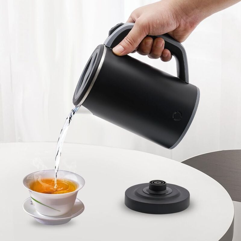 Mini Wasserkocher 800 ml, Tragbarer Reise-Wasserkocher, Kleiner Reise-Wasserkocher, 5 Minuten schnelles Kochen, Mini Camping-Wasserkocher,