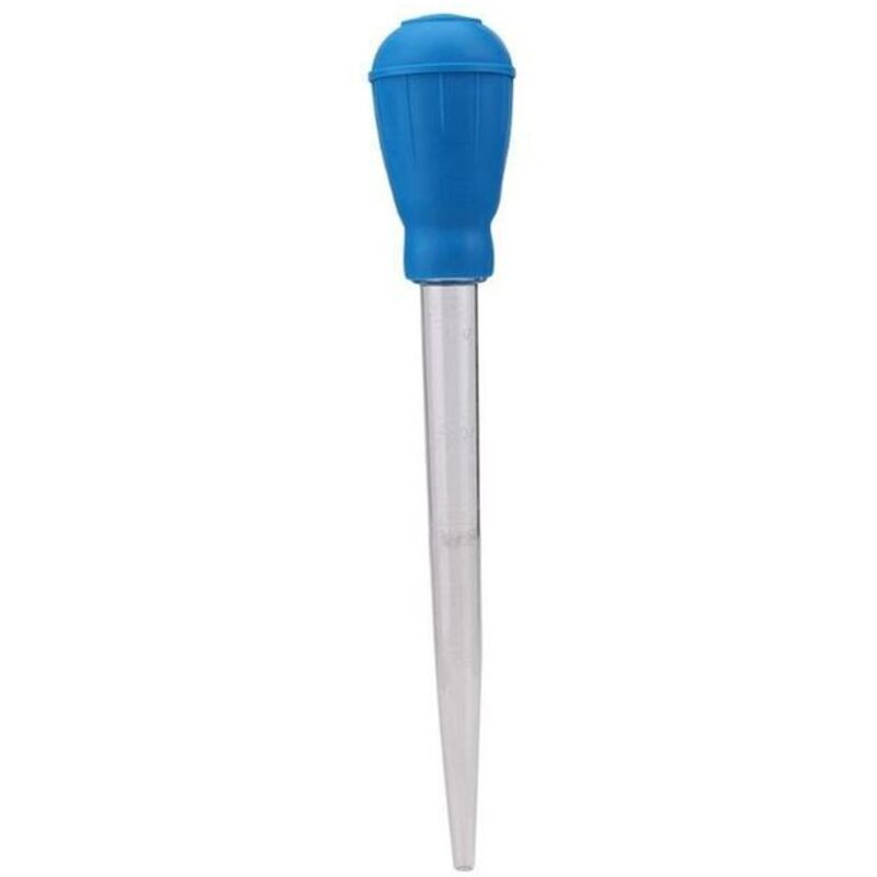 Mini-Wasserwechsler, manuell, für Aquarien, Tropfer, kleine Aquarien, Saugschlauchpumpe, Reinigungsgerät (Blau)
