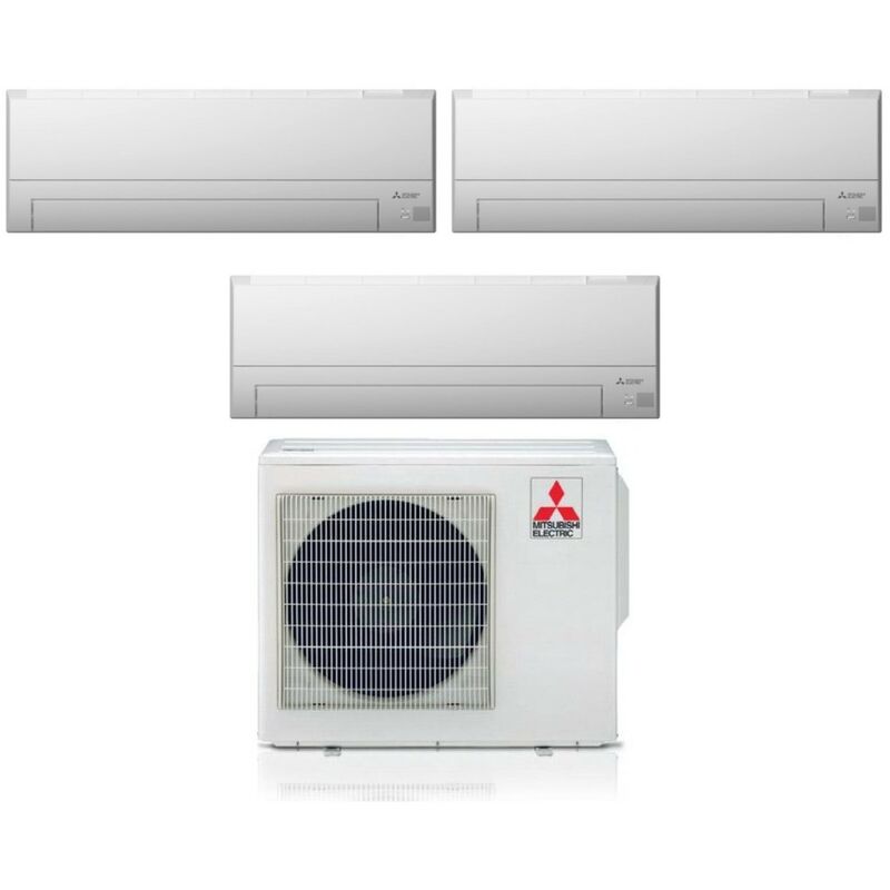 Mitsubishi Electric Trial Split Inverter Klimageräte Serie MSZ-BT 7+7+9 mit MXZ-3F54VF R-32 Wi-Fi 7000+7000+9000