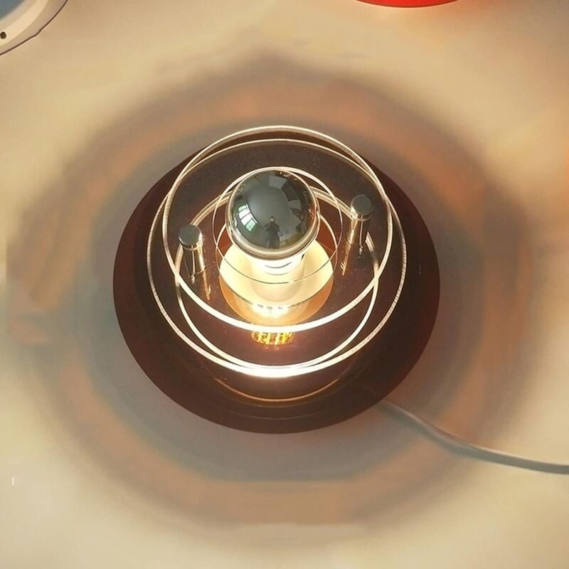 Mittelalterliche Wandlampe, ufo Ultramoderne Space Age 70er Bauhaus Wohnzimmer Schlafzimmer Atmosphäre Hotel Wandlampe, Wandlampe ohne Lichtquelle,