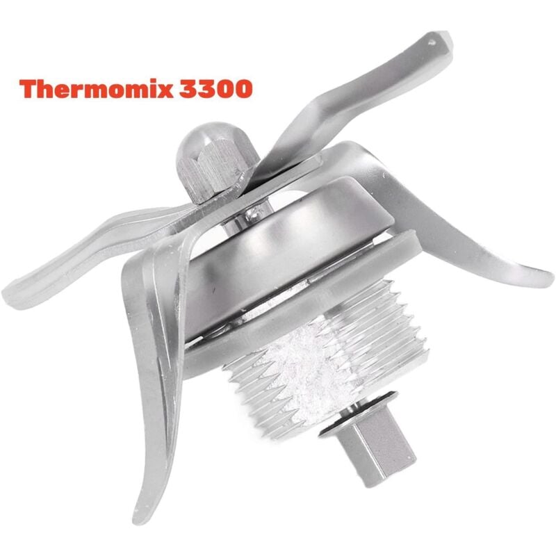 Fitags - Mixer-Klinge aus lebensmittelechtem Edelstahl, Entsafter-Klingen, Ersatz für Thermomix 3300