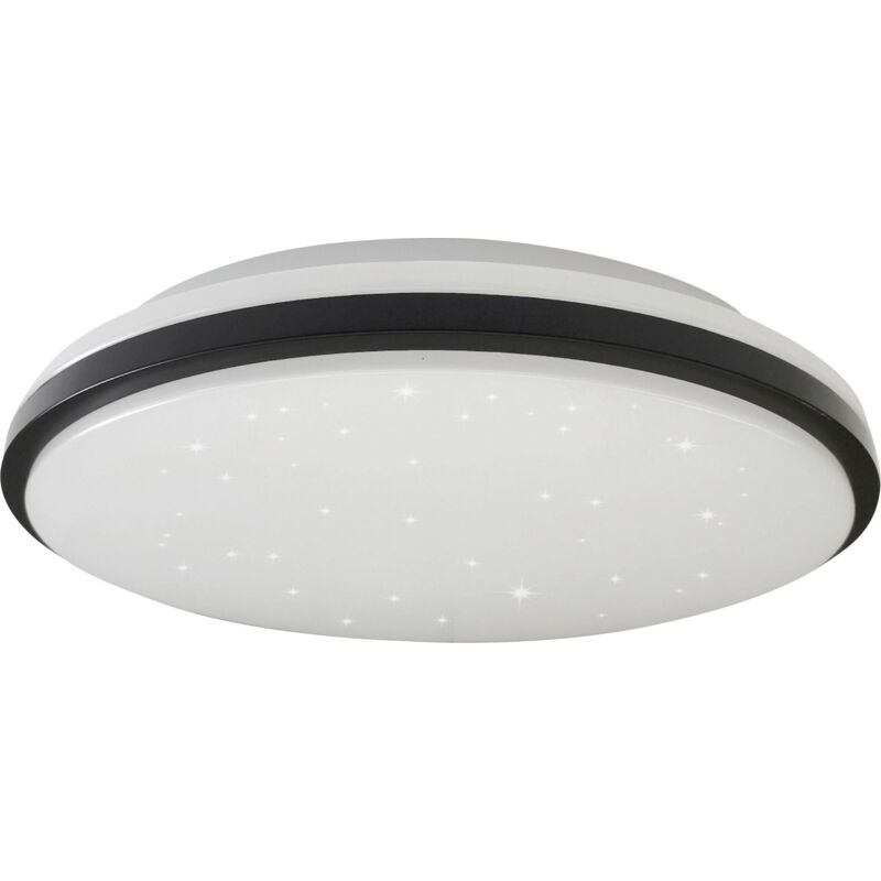 Müller Licht LED Deckenleuchte Sternenhimmel weiß-schwarz Ø 49 cm 36 W Deckenleuchte