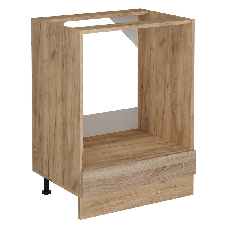 Vicco - Herdumbauschrank R-Line, Sonoma, 60 cm ohne Arbeitsplatte