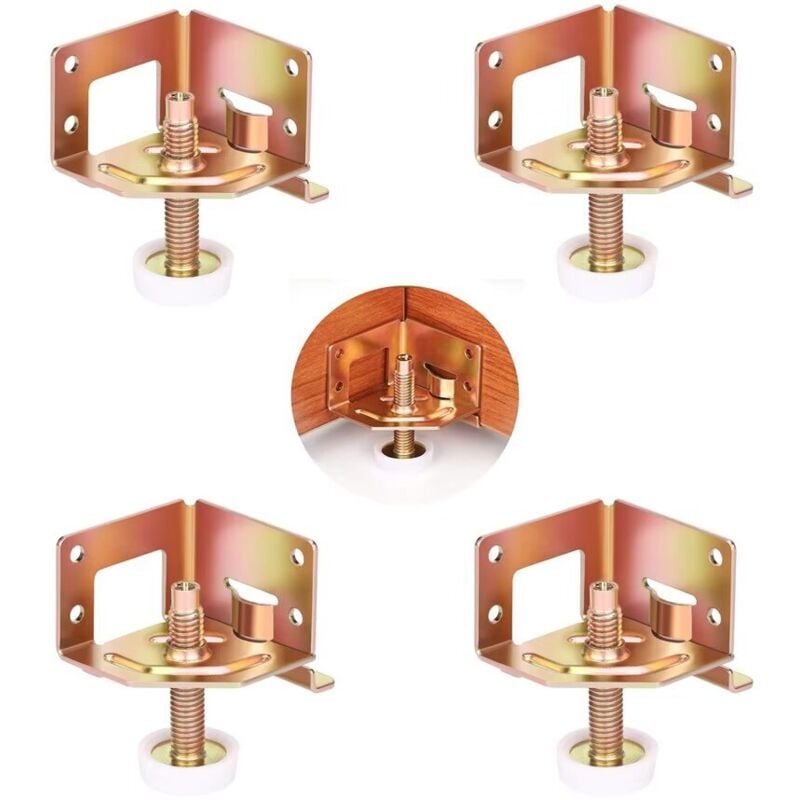 Fitags - Möbel-Nivellierfüße, Möbel-Nivellierer – verstellbarer Möbel-Nivellierer, für Schränke, Tische und andere Möbel, strapazierfähig, 4er-Pack