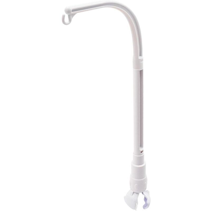Mobile-Ständer für 58 cm Kinderbett, verstellbarer und abnehmbarer Ständer zum Aufhängen von Babybett-/Mobile-Spielzeug, weiß