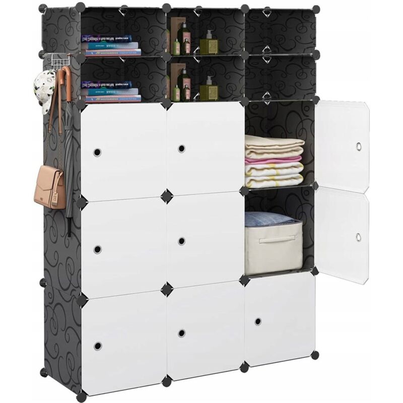 MODULAR KLEIDERSCHRANK REGAL KLEIDERSCHRANK Möbel Kleiderschrank REGALE AUFHÄNGER