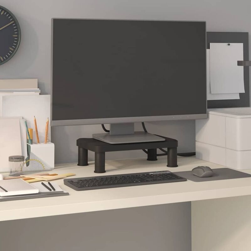 Monitorständer Schwarz 38x24x10,5 cm Vidaxl
