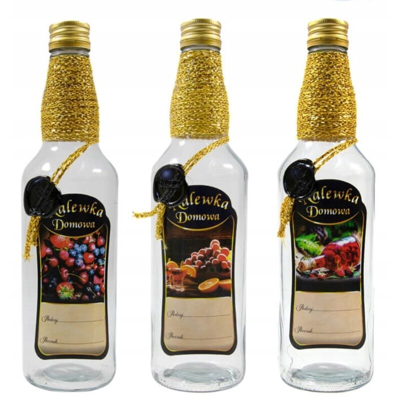 Monopoly-verzierte Flasche, 500 ml, hausgemachter Likör