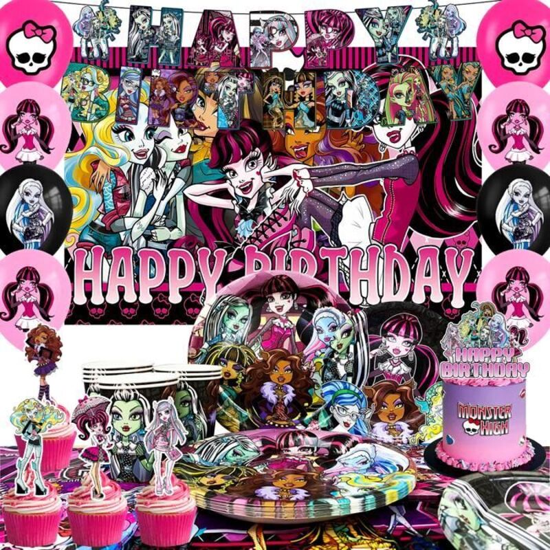 Dekoration Geburtstag - INBOXXARTY - Monster High - Multicolor - Unisex - Zeitgenössisch