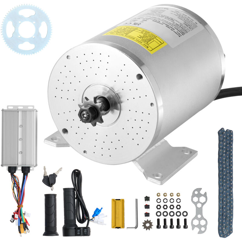 Mophorn - 3000 w elektrischer bürstenloser Gleichstrommotor-Bausatz – 72 v 4900 U/min Motor mit Drehzahlregler und Gasgriff für Go Karts, E-Bikes,