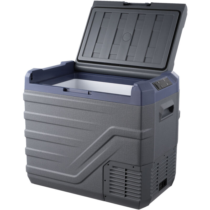 Mophorn 45L 12V Auto-Kühlschrank, tragbarer Gefrierschrank mit einer Zone, eingebautes Licht, -4℉-68℉, 12/24V DC, 100-240V AC Kompressor-Kühlbox für