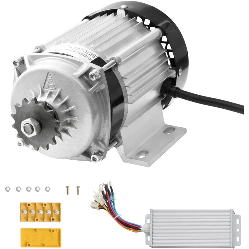 Mophorn - 750 w 48 v bürstenloser Gleichstrommotor-Bausatz – 2700 U/min-Motor mit verbessertem Geschwindigkeitsregler für Go-Karts, E-Bikes, Roller