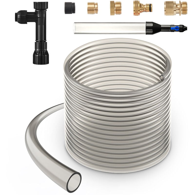 Mophorn - Aquarium-Staubsauger-Kiesreiniger, 50 Fuß PVC-Schlauch, Aquarium-Staubsauger-Kiesreiniger, Siphon-Aquarium-Reiniger-Staubsauger, 3