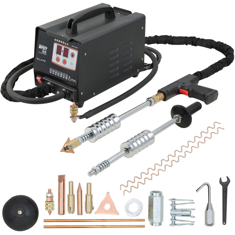 Dellenentferner, 3KW Schweißgerät, 7 Modi, Fahrzeugreparaturset, Panel Spot Dellenentferner, Multispot Türreparatur, 230V für Auto - Mophorn