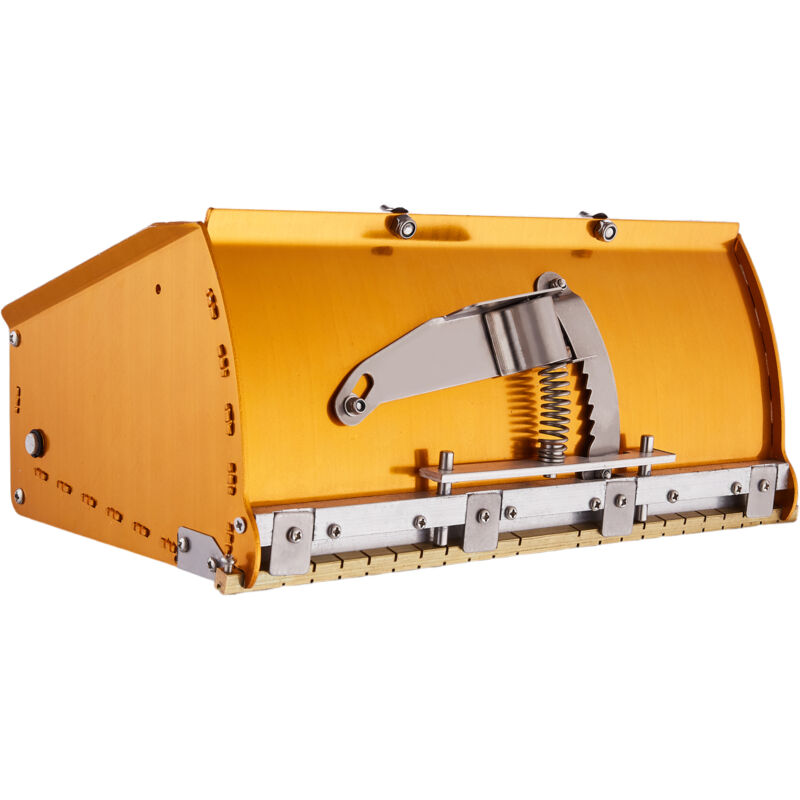 Mophorn Drywall Flat Box, 10-Zoll breite Quick Clean Aluminium Finishing Mud Box für Gipskarton, Wallboard, Sheetrock, mit Bonus Mudguard & Extra 2