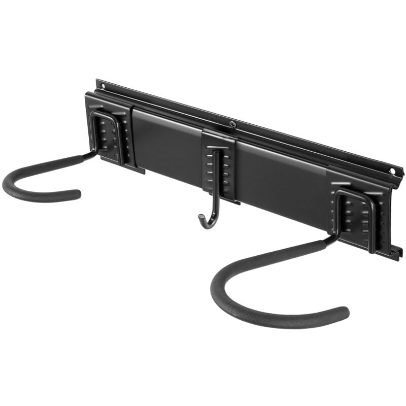 Mophorn - Fahrradständer – 6 Fahrräder und 5 Helme, Wandmontage, 64 Zoll, individuell anpassbar, verstellbar, bis zu 300 Pfund, platzsparend