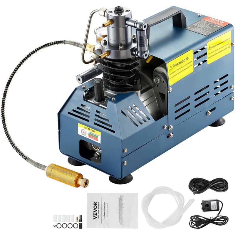 Mophorn Hochdruck Luftkompressor 4500PSI 30MPA 300BAR 1800W 220V Automatischer Stop für Paintball PCP Gewehr Luftpistole Tauchen Flasche