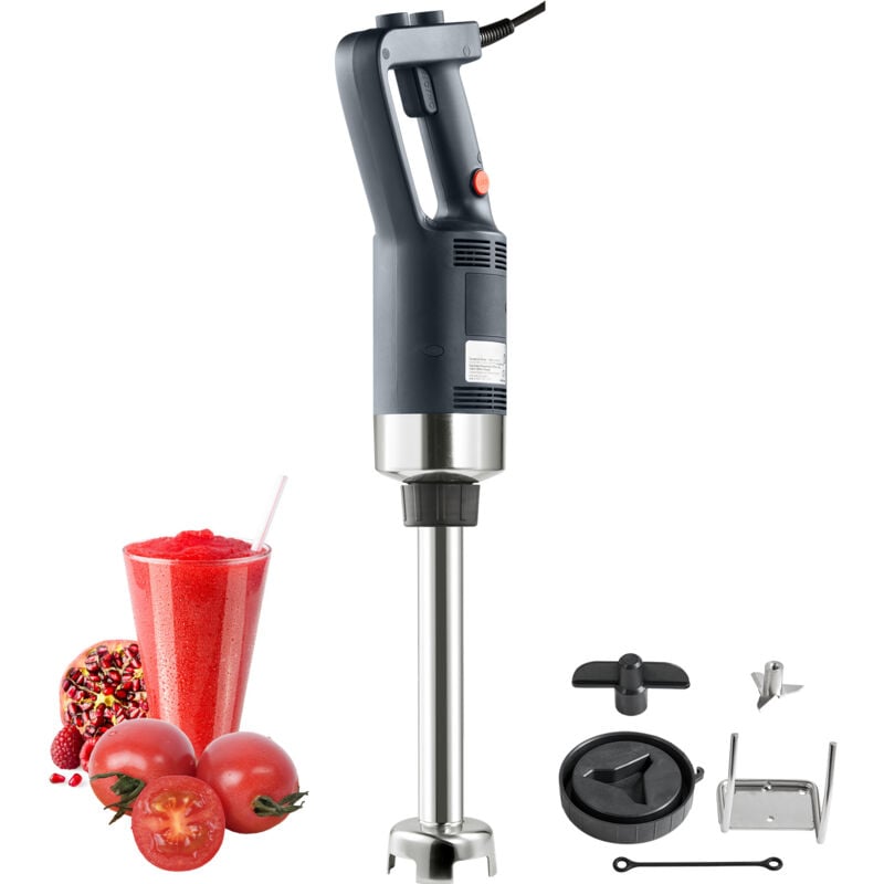 Mophorn Kommerzieller Stabmixer von, 750 W Hochleistungs-Handmixer, Küchen-Stabmixer mit variabler Geschwindigkeit und Klinge aus 304er Edelstahl,