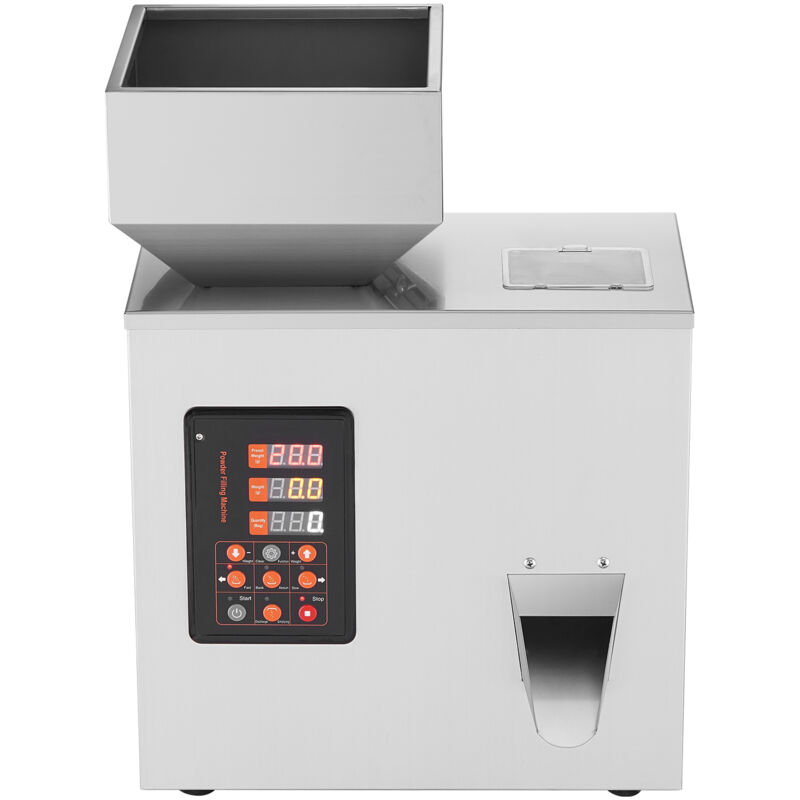 Mophorn Pulverabfüllmaschine, 0,002–0,22 lbs/1–100 g, automatischer Partikelwägefüller, Pulverspender für Tee, Samen, Körner, Mehl, Bohnen, Glitzer –