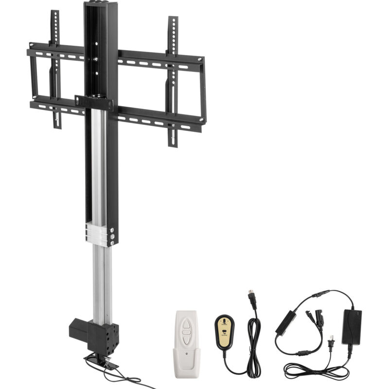 Motorisierter TV-Lift von Mophorn 28 Zoll Hub, verstellbare Halterung für 26-57 Zoll Fernseher, Fernbedienung, 132 lbs Tragkraft