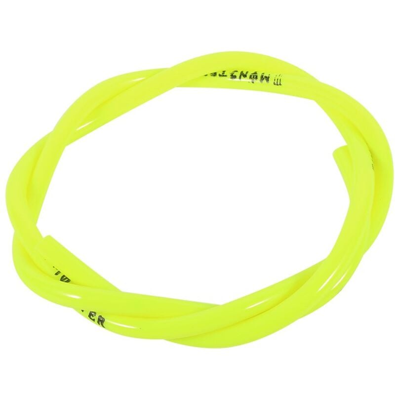 Zoternen - Motorrad Benzinschlauch, 1m x 4,5mm Motorrad Gummischlauch Gummi Kraftstoffschlauch für Motorrad, Dirt Bike, Pit Bike, ATV(Gelb)