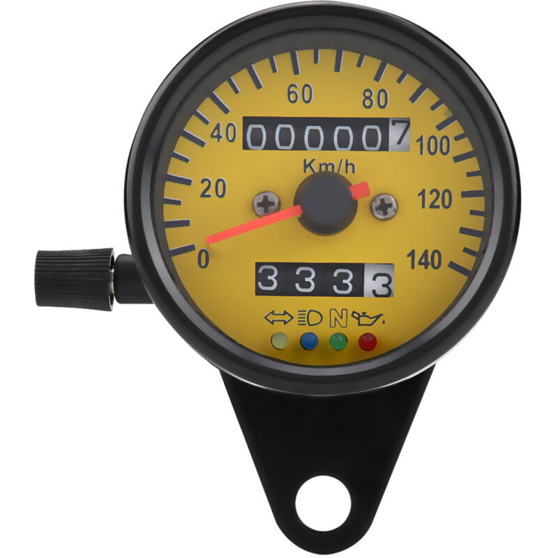 Motorrad-GPS-Tachometer, universeller Motorrad-Tachometer, Motorrad-Tachometer, 60-mm-Motorrad-Tachometer mit 4 Anzeigefunktionen.