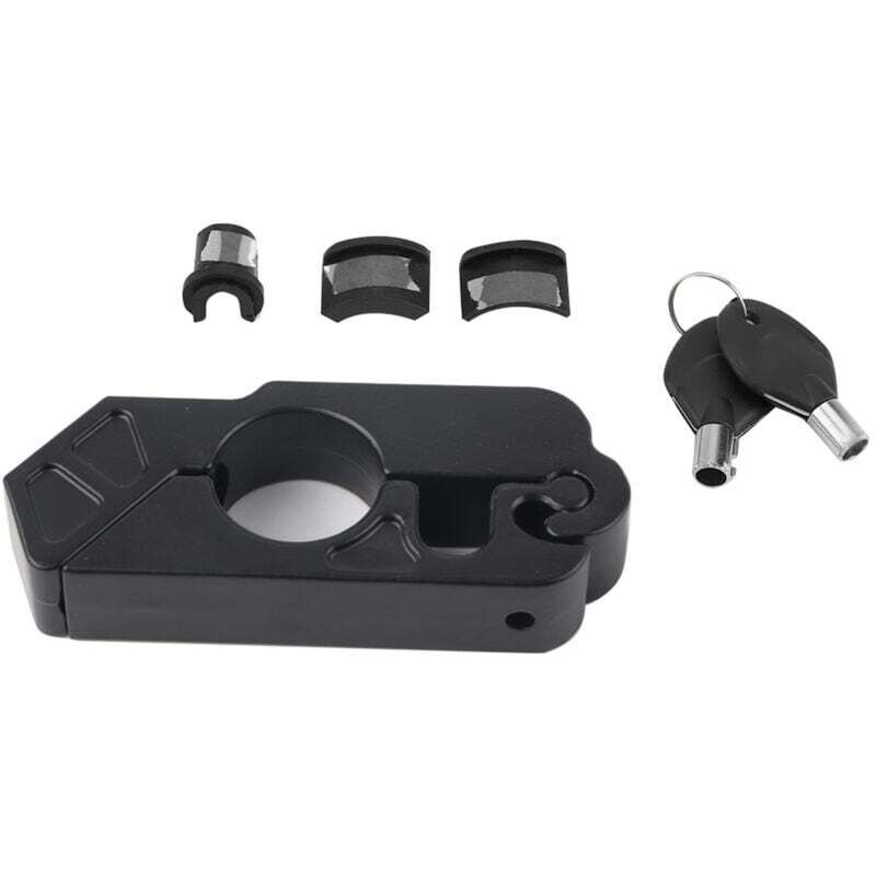 Motorrad-Lenkerschloss, Motorrad-Bremsschloss, universelles CNC-Aluminiumlegierung-Motorrad-Lenker-Bremshebelschloss, Fahrzeugsicherheit für Roller