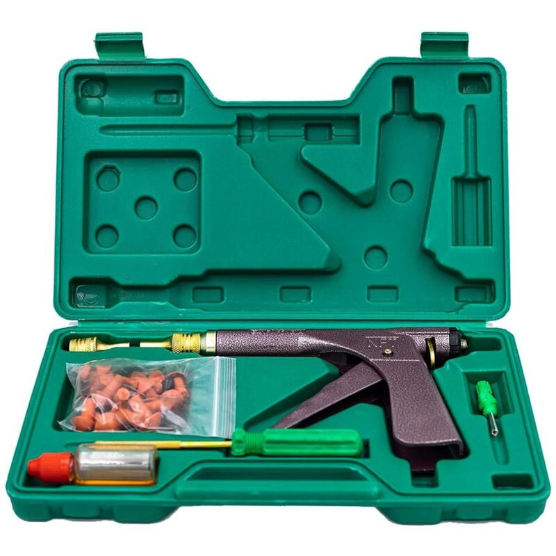 Motorrad-Reifenreparaturwerkzeuge, Werkzeugsatz zur Reparatur von schlauchlosen Reifen mit 32 Gummistopfen für Motorrad, Dirtbike, ATV, Rasenmäher