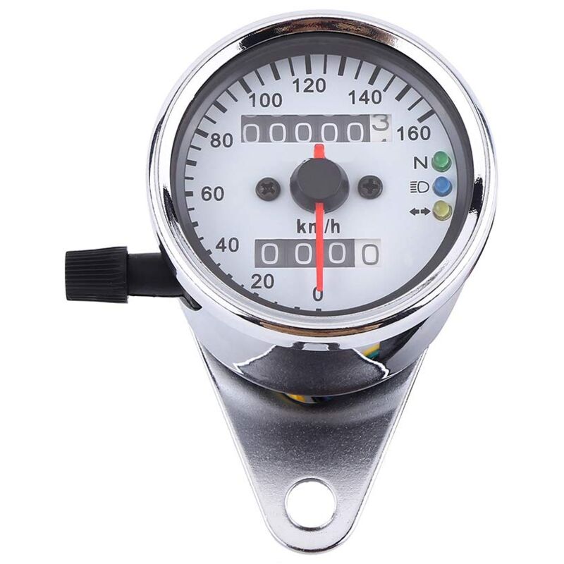 motorrad tacho,Kilometerzähler,Duokon Motorrad-Tachometer, 1-teiliger Universal-Motorrad-Kilometerzähler Tachometeranzeige Dual Digital Display