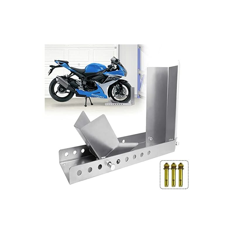 Motorrad Wippe Verladehilfe Schiene Motorrad vorne Vorderradklemme Radklemme Radwippe Motorrad Motorradständer (1 Stück) Yardin