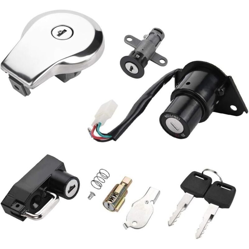 Motorrad-Zündschalter Benzin Benzin Sitzschlossschlüssel für Yamaha Virago XV535 XV250 XV125