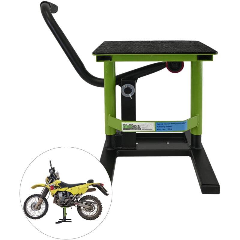 Baumarktplus - Motorradheber 150 kg Hubhöhe 320/400 mm aus Stahl Motorrad Hebebühne Montagebock Heber Hubständer