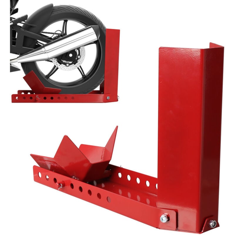 Vingo - Motorradwippe Motorrad vorne Verladehilfe Schiene Vorderradklemme Radwippe Motorrad Radklemme Motorradständer