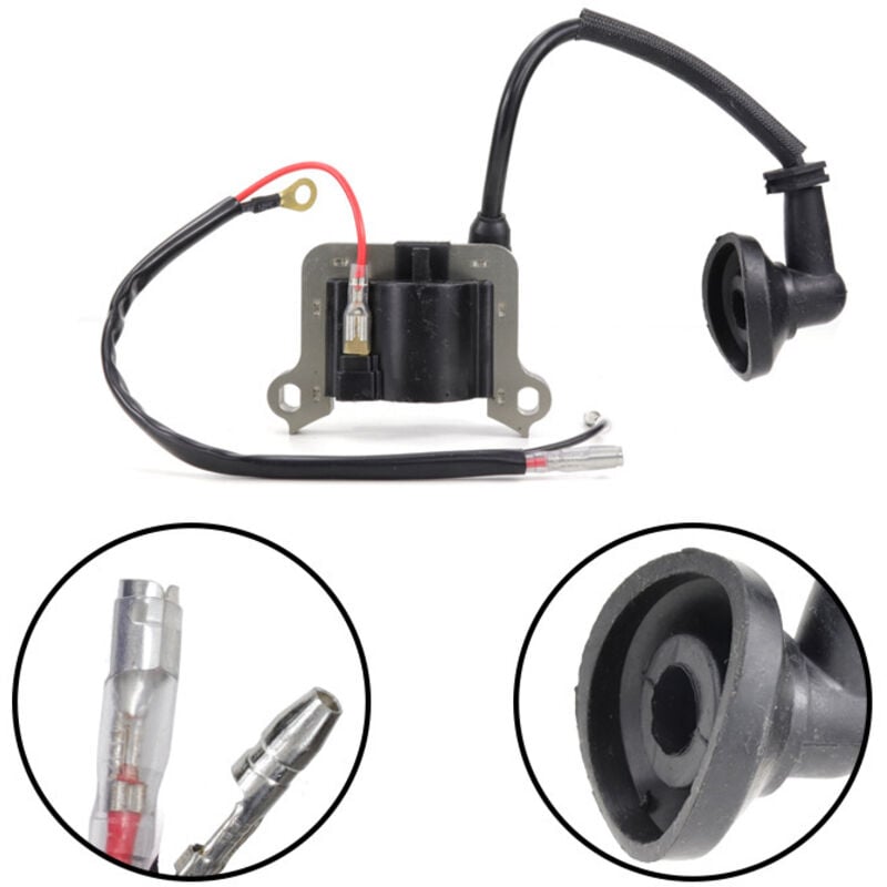 Motorsense Zubehör Zündspule, passend für kompatible 40-5 44-5 43cc 52cc Rasenmäher
