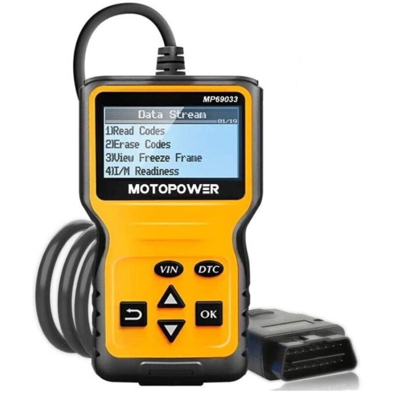 MP69033 OBD-II Scanner Codeleser Motorfehlercode-Diagnosegerät Motorcodeleser für O2-Sensor
