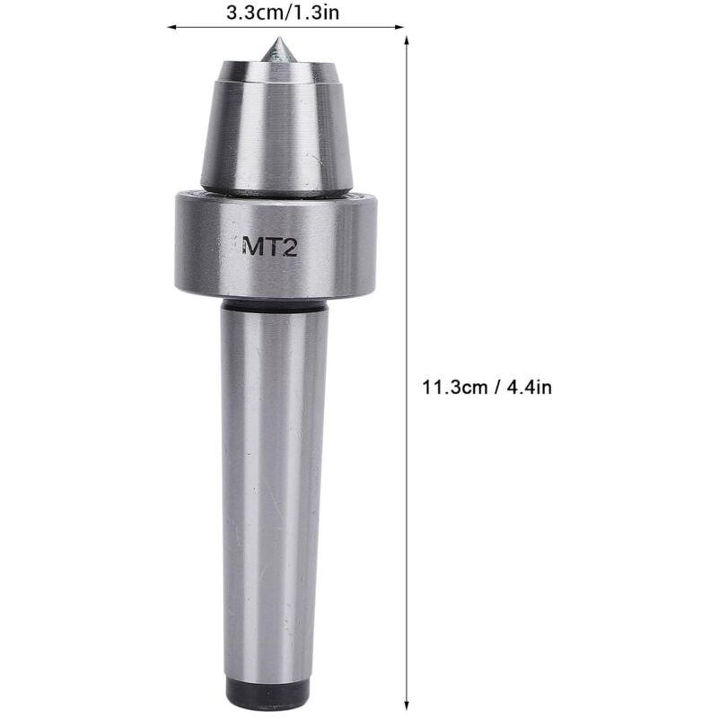 MT2 Live Center Cup und Drehbank Live Center Reitstock Center mit Edelstahl Drehbank Live Center Cup für die Holzbearbeitung