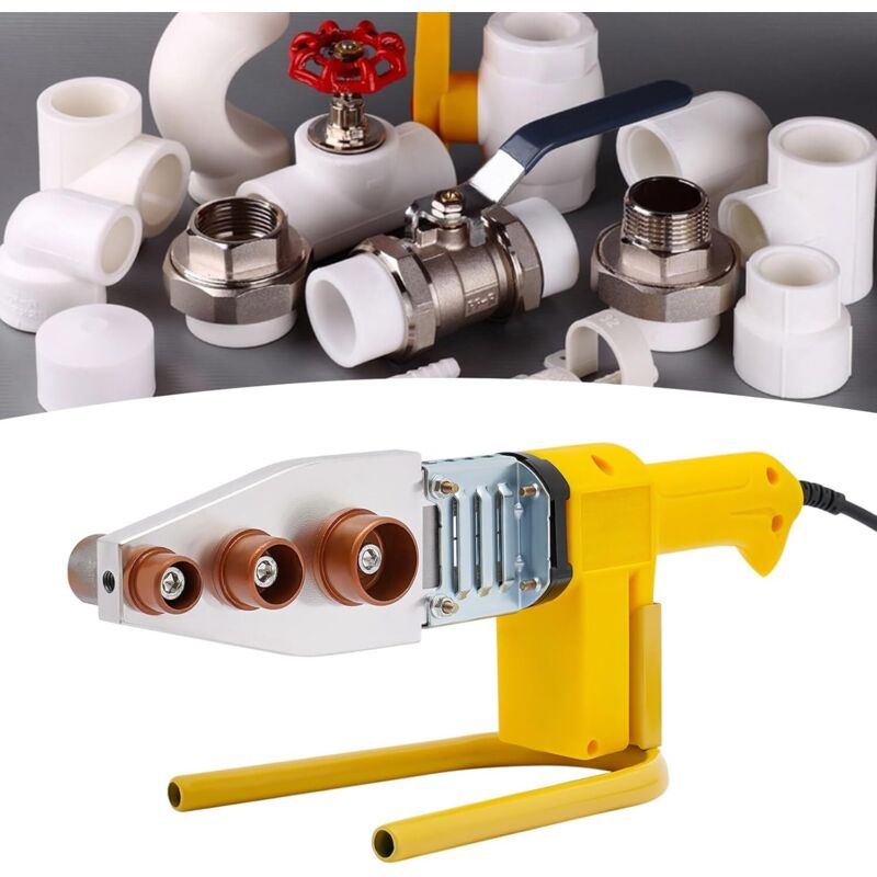 Muffenschweissgerät, Profi Rohrschweißgerät für PPR Rohre (20-32mm) – Elektronisches Temperatur-PPR Rohr Schweißgerät für Klempner, Heizung, Sanitär,