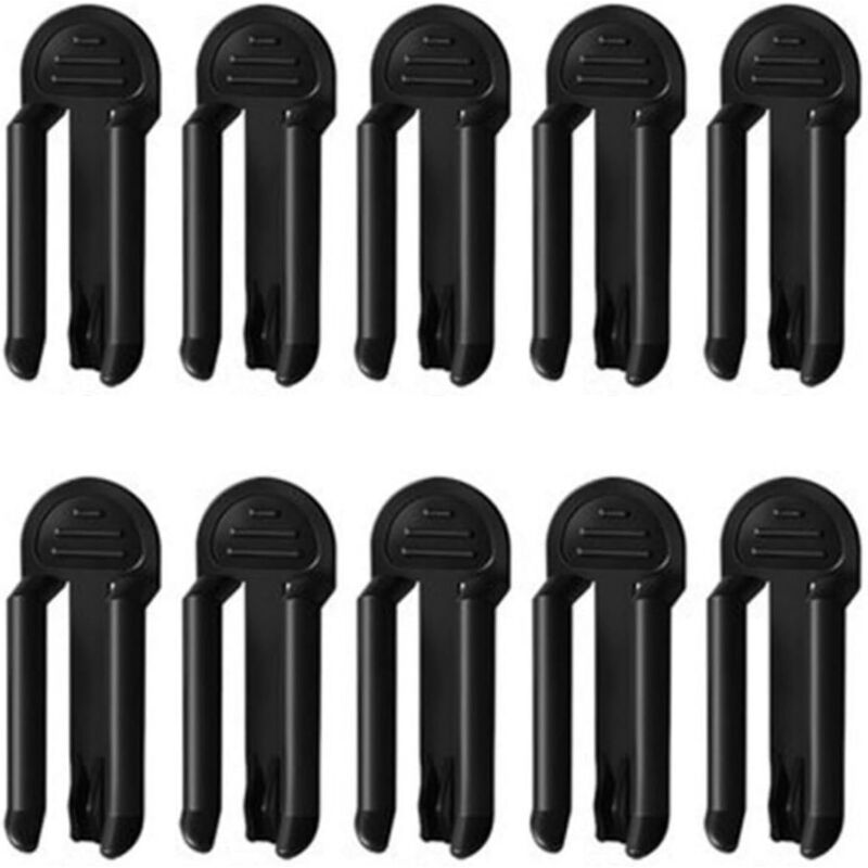 Mülleimer-Clip aus Kunststoff, fester Mülleimer-Müllhalter-Clip, 10-teiliger Mülleimer-Verschluss-Clip, Anti-Fall-Mülleimer-Clip, Clip-Klemmhalter,