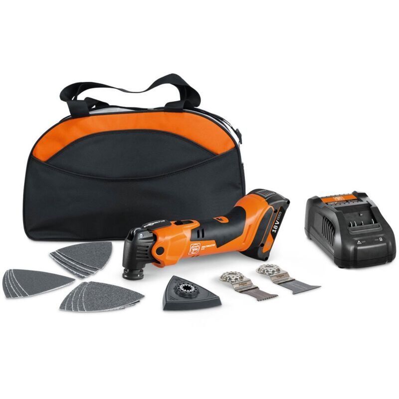 Fein - Akku-Oszillierer - Akku multimaster amm 500 as 2 Ah in Nylon-Tasche mit Akku und Schnellladegerät