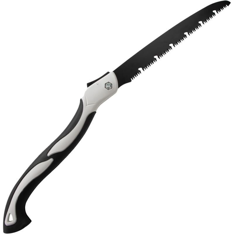 Multifunktionale Astsäge, 30 cm lange Klappsäge mit Stahlklinge, Astsäge für Gartenarbeit, Holzschneiden, Trimmen, Camping und Jagen