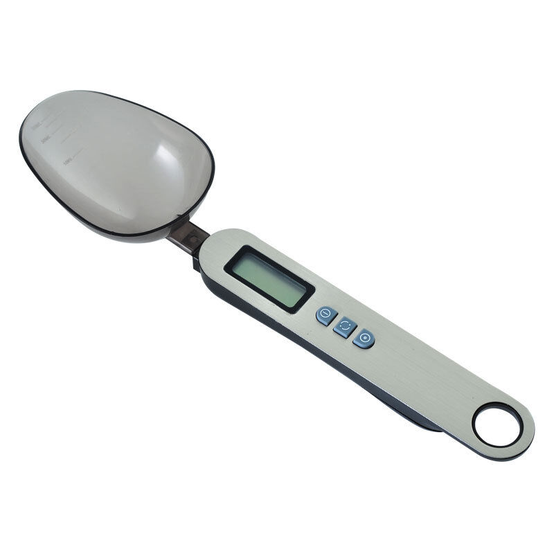 Multifunktionale Lebensmittelwaage, Messlöffel mit Skala 0,1 g bis 500 g, Küchenwaage für Gewürze & Kräuter, Präzisionswaage 0,01 g, Miniwaage
